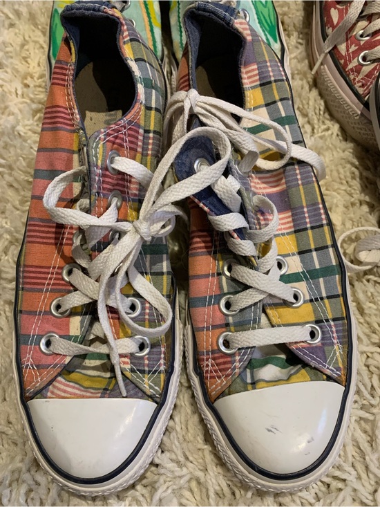 Converse Shoes - Madras Plaid Converse Shoes CTAS US 7 W